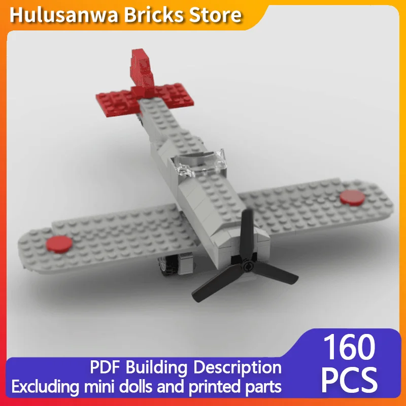 

A5M WW2 военные истребители модель MOC строительные кирпичи военное оборудование модульная технология подарок праздник сборка детский игрушечный костюм