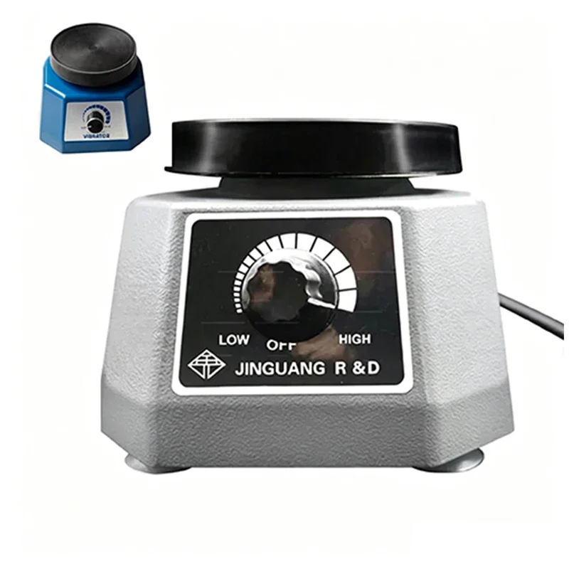 Placa Vibradora Redonda de 4 Pulgadas para Yeso, 110V/220V, Vibrador de Laboratorio, Equipo Dental, Máquina Vibradora con Intensidad Variable y Velocidad Ajustable