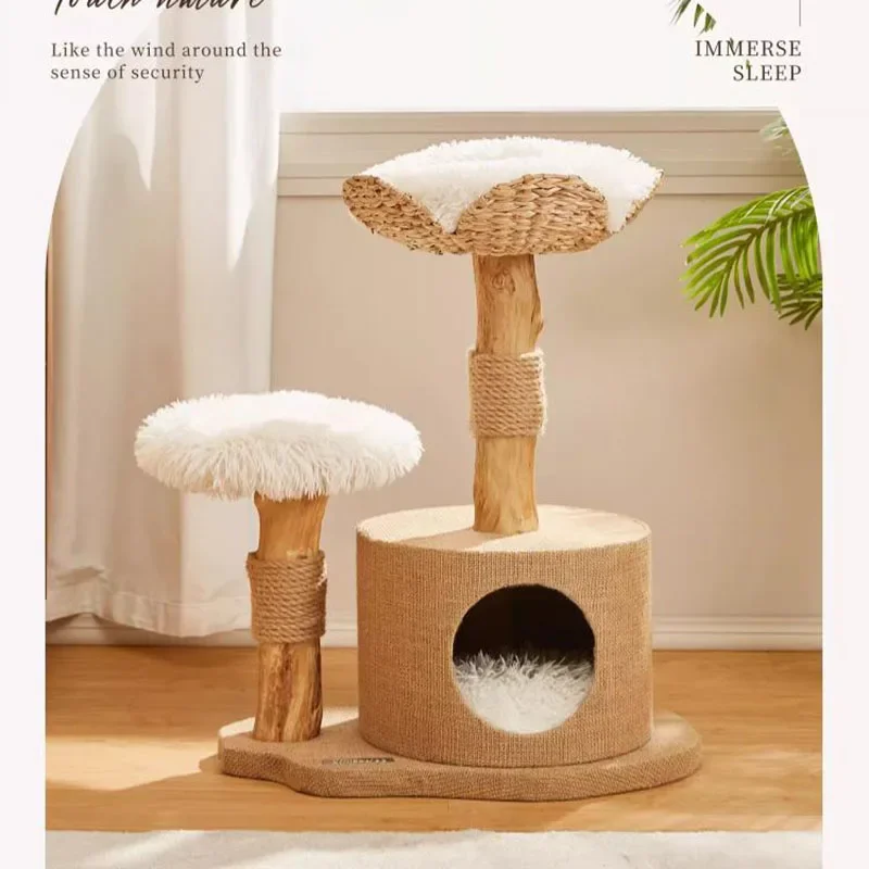 Comfortable Accessories Cat Scratching Post Luxurious House Accessories Habitats Towers Arranhador Para Gato Pet