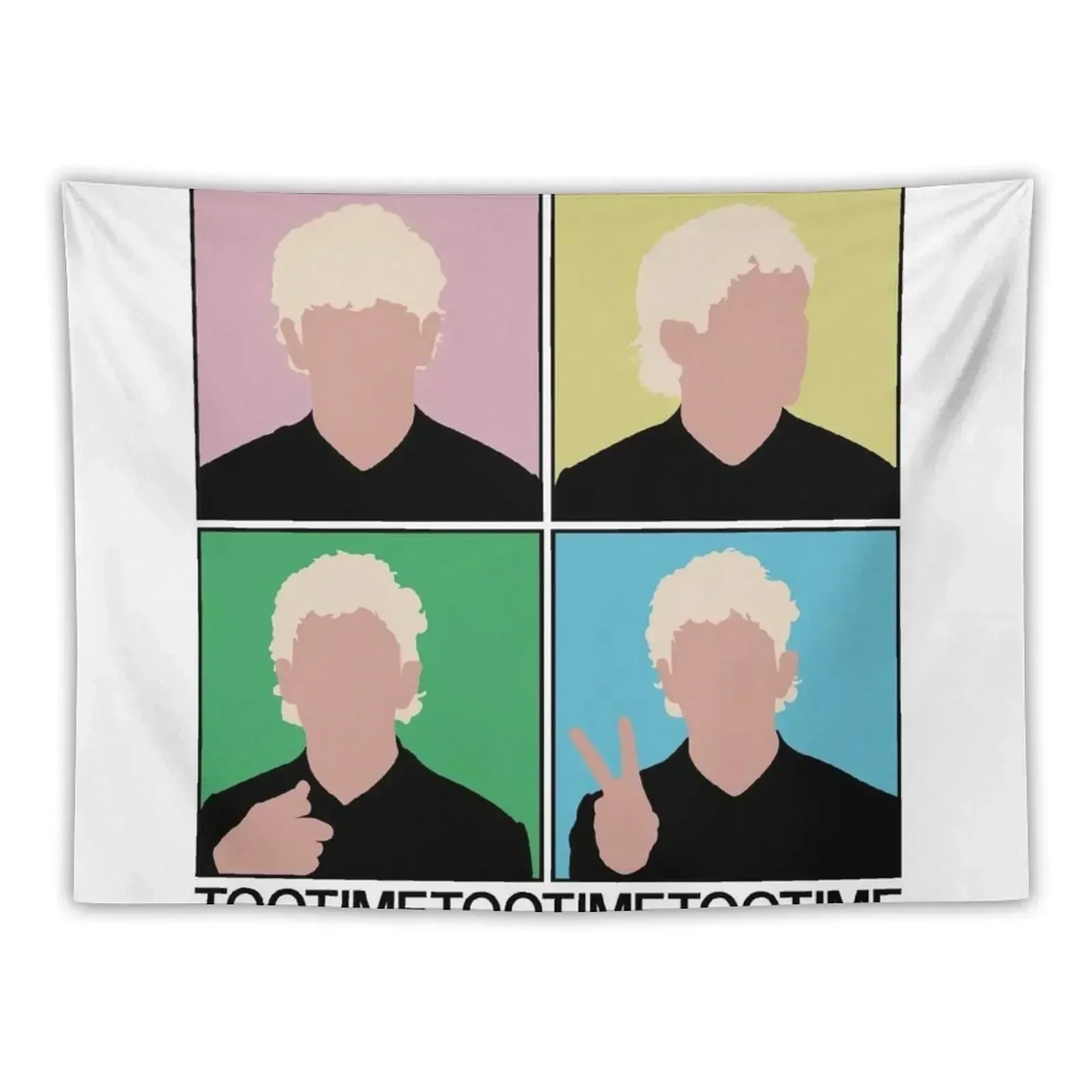 

TOOTIME - The 1975 - Vector print Tapestry Japanese Room Decor Aesthetic Room Decor Korean Room Decorations Aesthetic Tapestry
