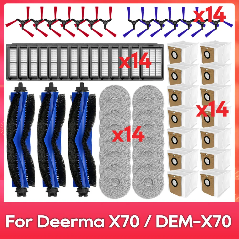 compativel-com-deerma-x70-dem-x70-conga-15090-16090-polaris-7290-–-pecas-escova-lateral-principal-filtro-pano-de-limpeza-saco-para-po-e-acessorios