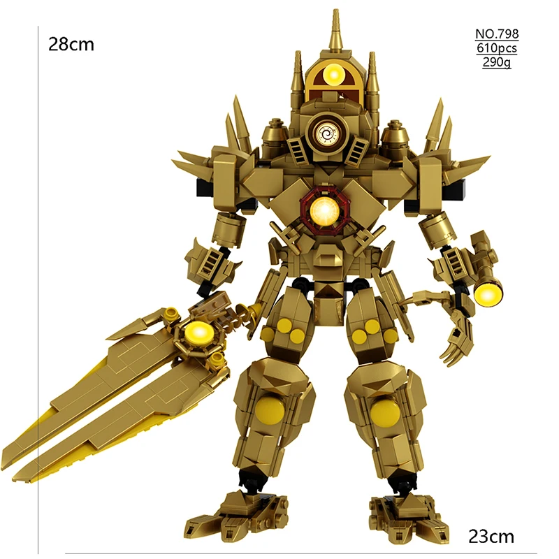 Skibidi Toilet Clock Man Block Titans Speaker Man Drill Man Clockman Tv Man Speakerman G Man New Skibidi Building Block Drillman