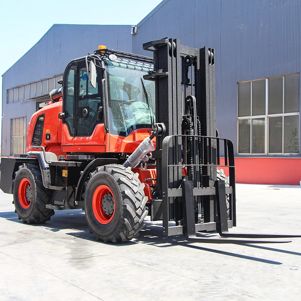 カスタマイズYGCY-35 3.5トン中国カスタマイズ全地形オフロードフォークリフト3500KGミニフォークリフトトラックメーカー価格