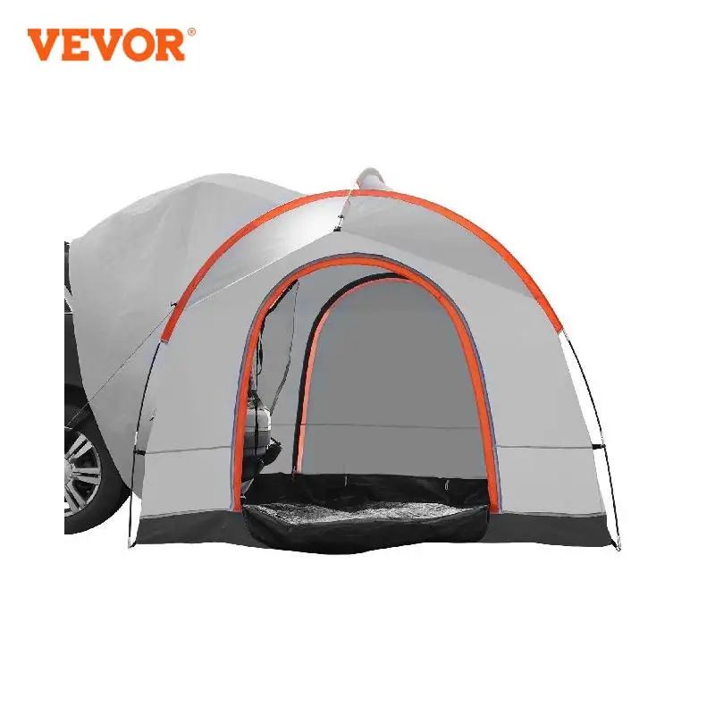 VEVOR SUV Camping Tent, 8'-8' SUV Tent Attachment for Camping with Rain Layer and Carry Bag, PU2000mm Double Layer Truck Tent