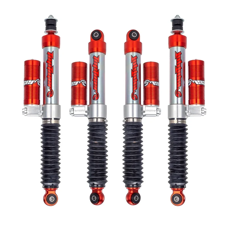 For Jeep Wrangler JK Mono Tube Remote Reservoir Shock Absorber Coil Spring 2 Inch Lift