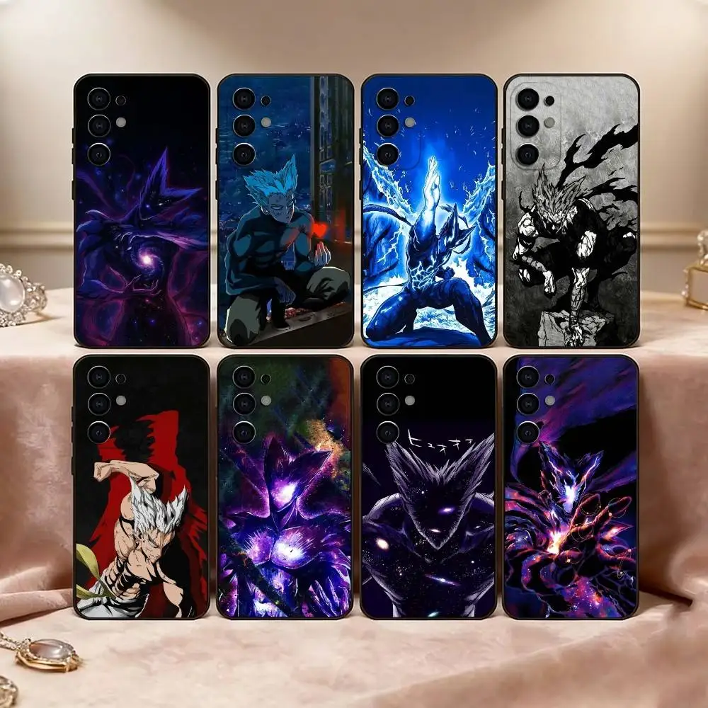 O-One-Punch M-Man G-Garou Phone Case Black Silicone Soft For Samsung S25,S24,S21,S22,S23,S30,Ultra,S20,Plus,Fe,Lite