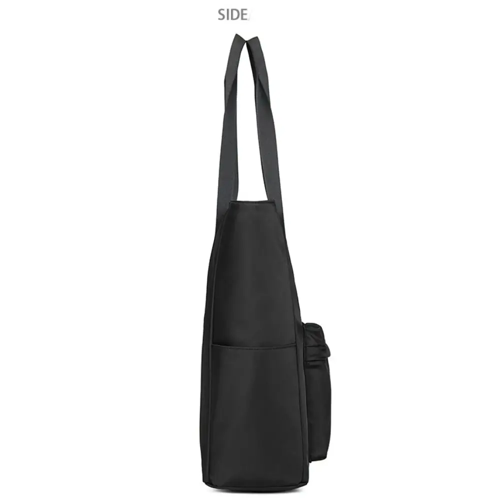 Fashion Waterproof Nylon Handbag Large Capacity Oxford Cloth Male Tote Bag Casual Black Briefcase Work