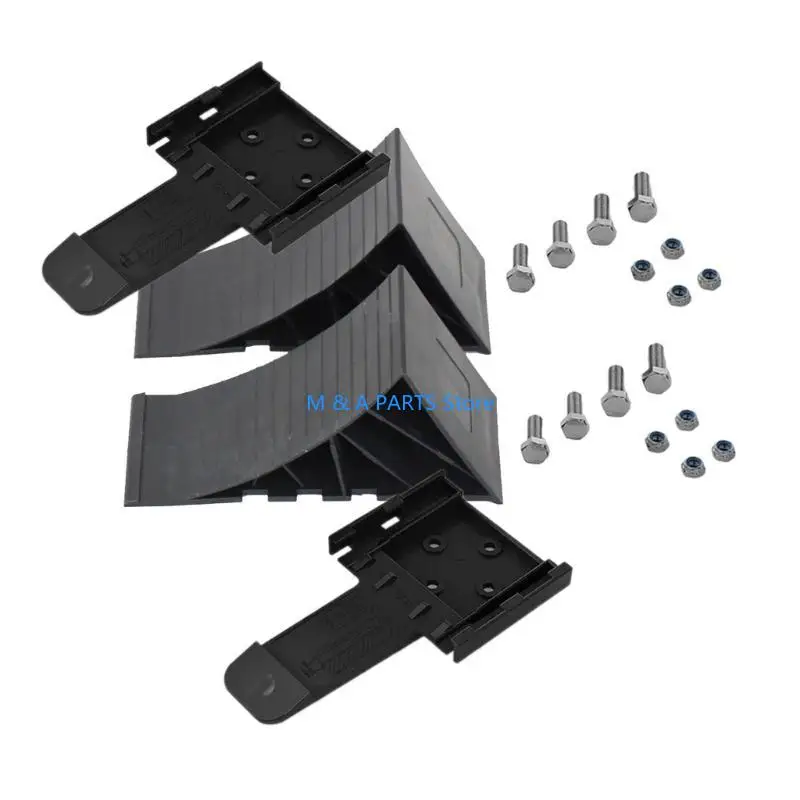 U1JF bánh xe chock xe tải bánh xe lốp xe bị dừng lại với giá đỡ máy bay hạng nặng nút chặn điều khiển skid skid chống lốp hỗ trợ