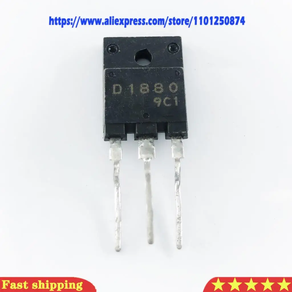 5pcs 2SD1880 D1880 C5802 2SC5802 TO-3PF 1500V 8A