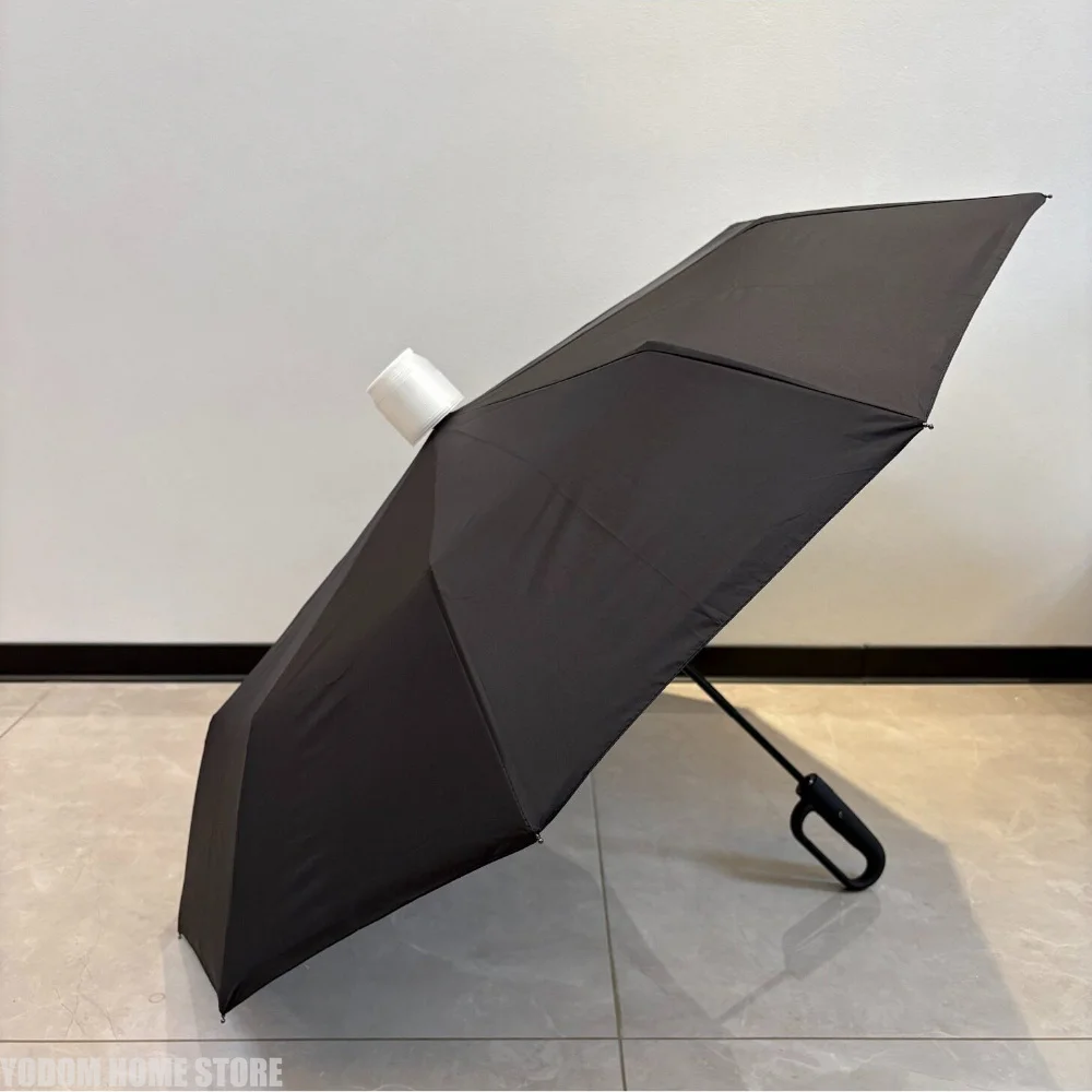 New Ten Double Skeleton Ring Buckle Handle Uv Umbrella with Waterproof Cover Automatic for Sun Rain Paraguas Car - view 5