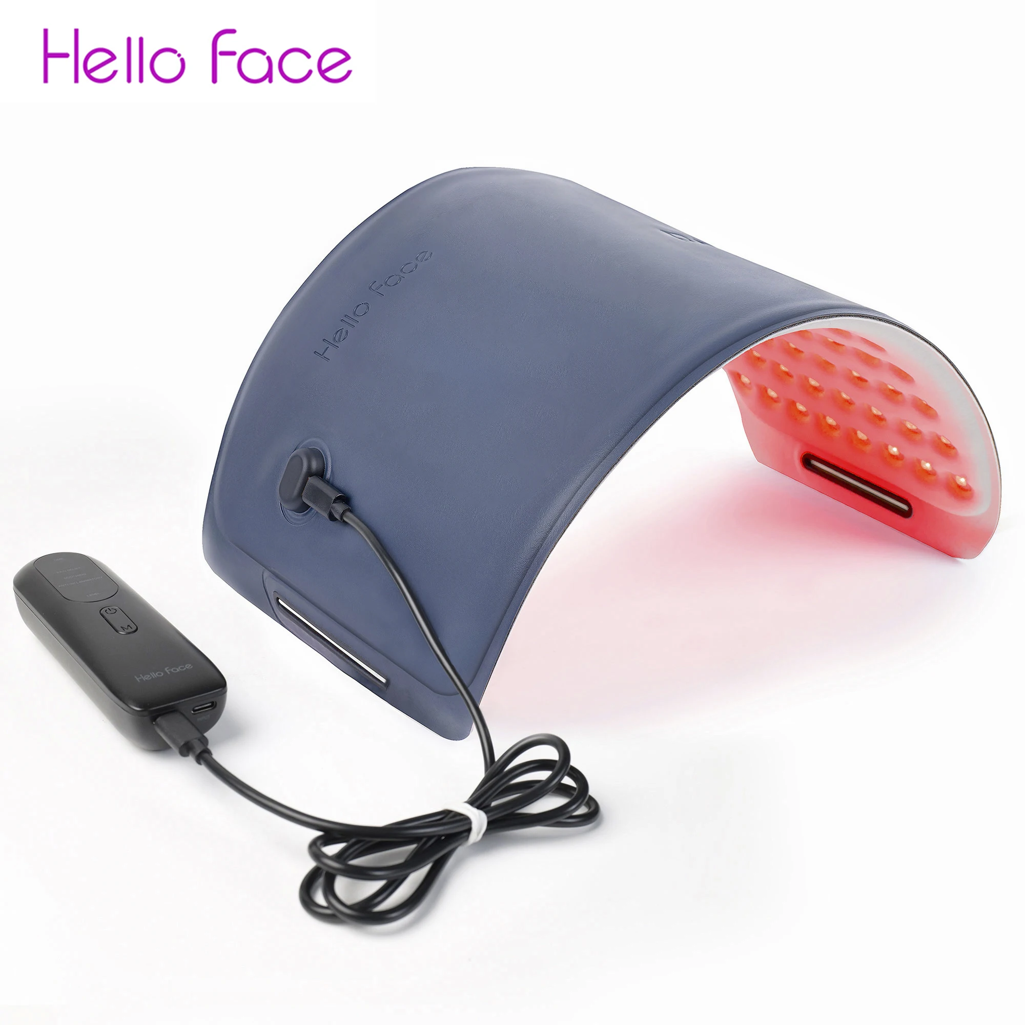 Hello Face Led Red Light Therapy Pad L120 630nm 850nm Near Infrared Therapy Pad Facial Phototherapy Pain Relief Heating Panel