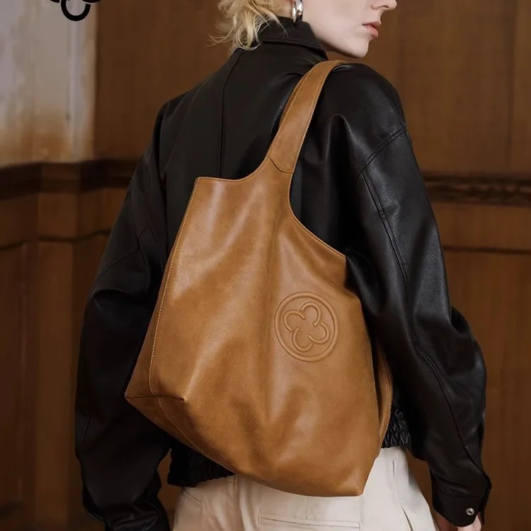 

Кошельки и сумки Дизайнерская сумка Сумка на плечо Женская большая сумка Ретро большая вместительная сумка на одно плечо подмышками