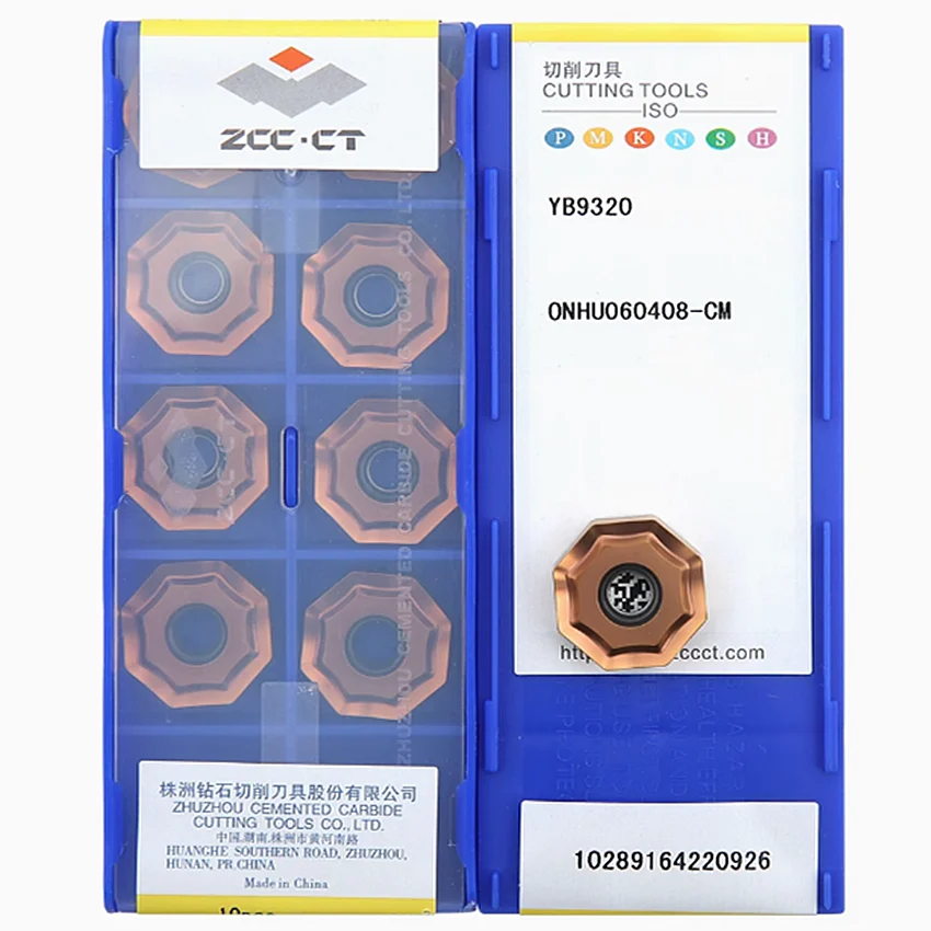 

ONHU060408-CM YBD152/ONHU060408-CM YB9320 ZCC.CT YB9320 YBD152 ONHU060408-CM CNC blade carbide inserts Milling inserts 10pcs/box