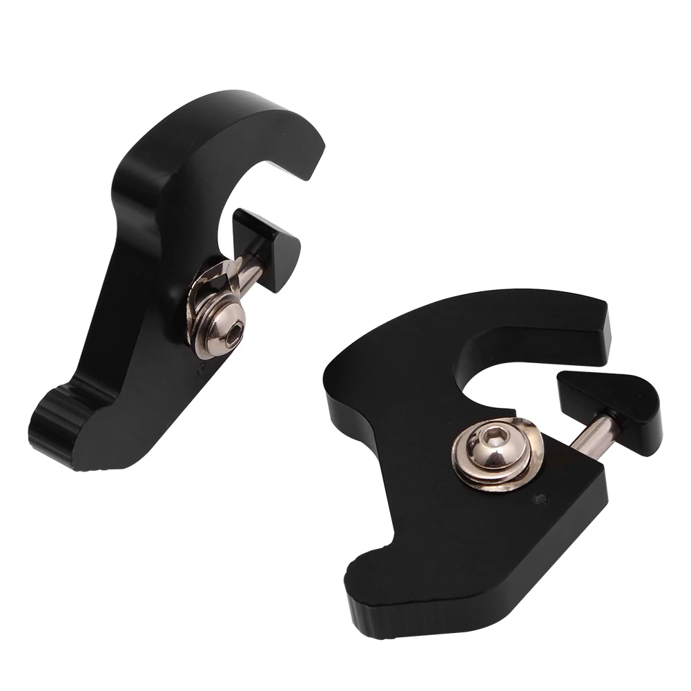 Motorcycle Detachable Rotary Sissy Bar Backrest Luggage Rack Docking Latch Clip Kit For Harley Touring Road King Sportster