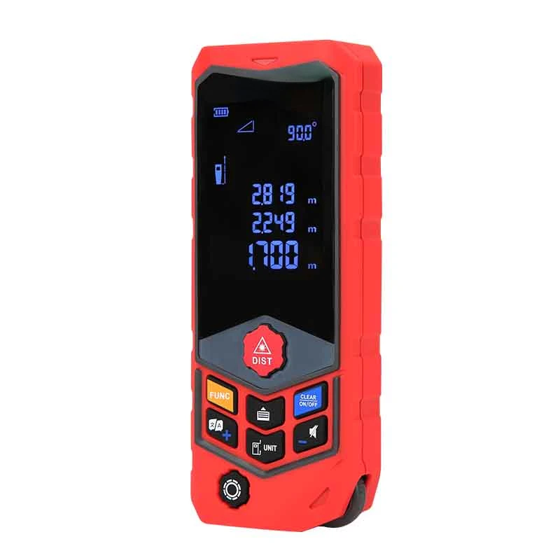 Handheld Auto Voice/Audio HD Display Laser Distance Meter 50m Curvature Measure Rangefinder Range Finder Tester