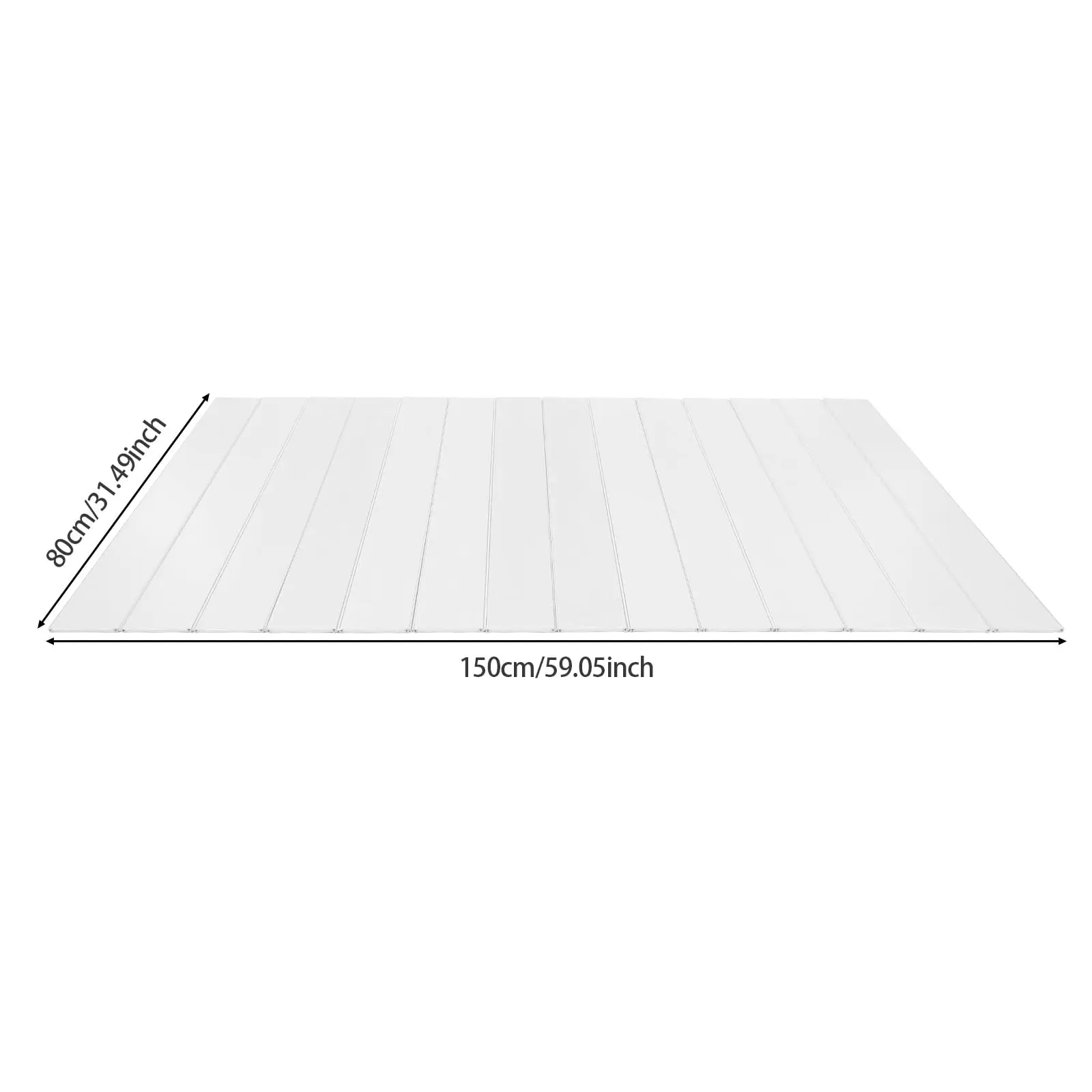 Cubierta para bañera 59.06*31,5*0,26 pulgadas, bandeja para bañera rectangular de carga de 5Kg/11,02Lb, cubierta aislante plegable para bañera, Pvc Shu
