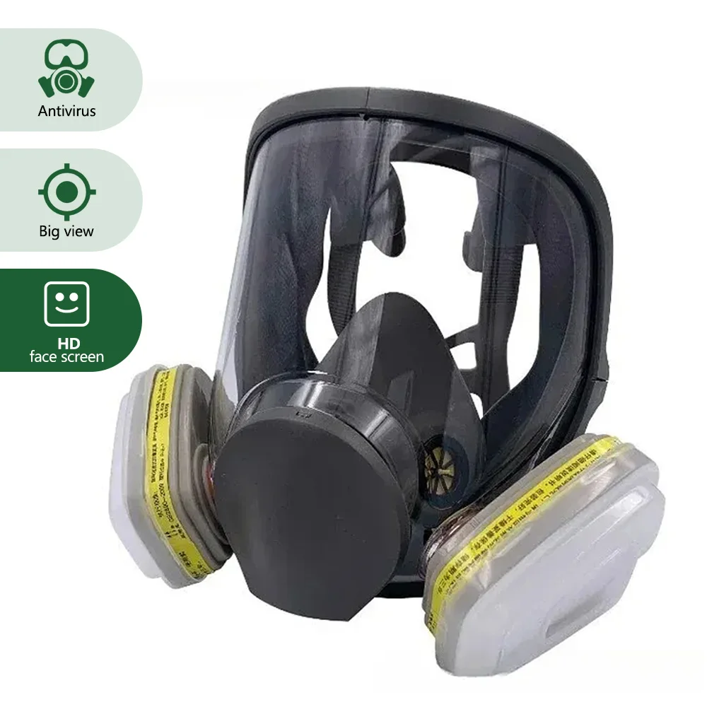 

Anti-Fog 6800 Gas Mask Industrial Painting Spraying Respirator Safety Work Filter Dust Proof Full Face Formaldehyde Protection