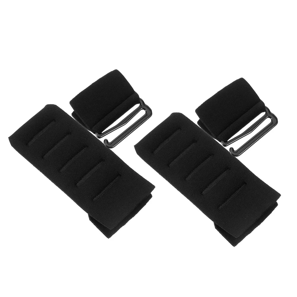 

2Pcs Adjustable Bra Back Extender Strap 5-Slits Sports Bra Hook Clasp Buckle Comfortable Elastic Extension Bands for Outdoor