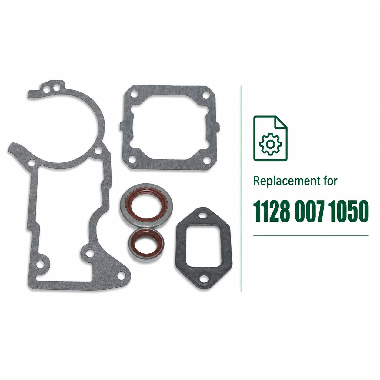 Engine Crankcase Cylinder Muffler Gasket Oil Seal Tune Up Kit For Stihl 044 MS440 Chainsaw 1128 007 1050 Replacement Saw Parts