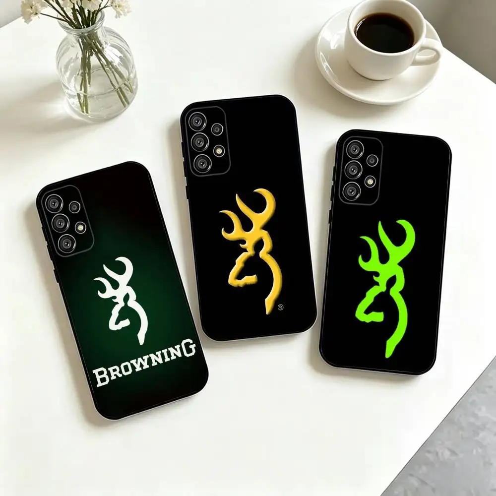 D-Deer Hunting-G Camo  Phone Case For Samsung S25,S24,S21,S22,S23,S30,Ultra,S20,Plus,Fe,Soft Silicone Black Cover Gift