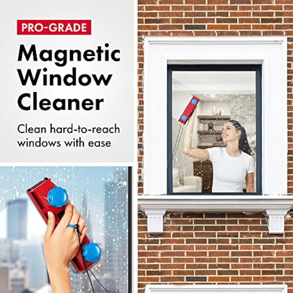 Magnetic Window Cleaner The Glider D-3 AFC Single or Double Glazed Window 0.1