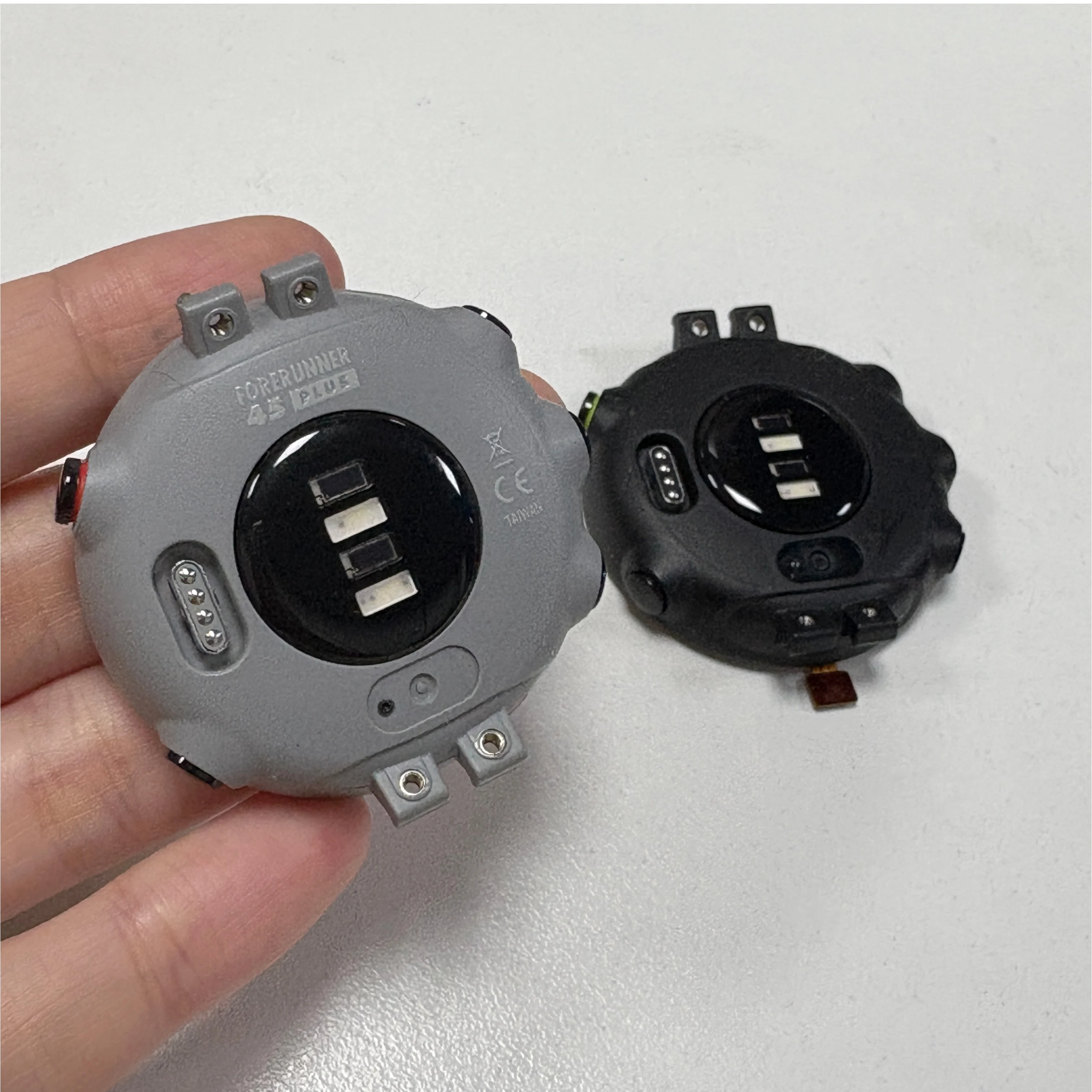 For Garmin Forerunner 45 / Forerunner 45 Plus Rear Cover Without Battery Back Case Repair Replacement Optional Parts