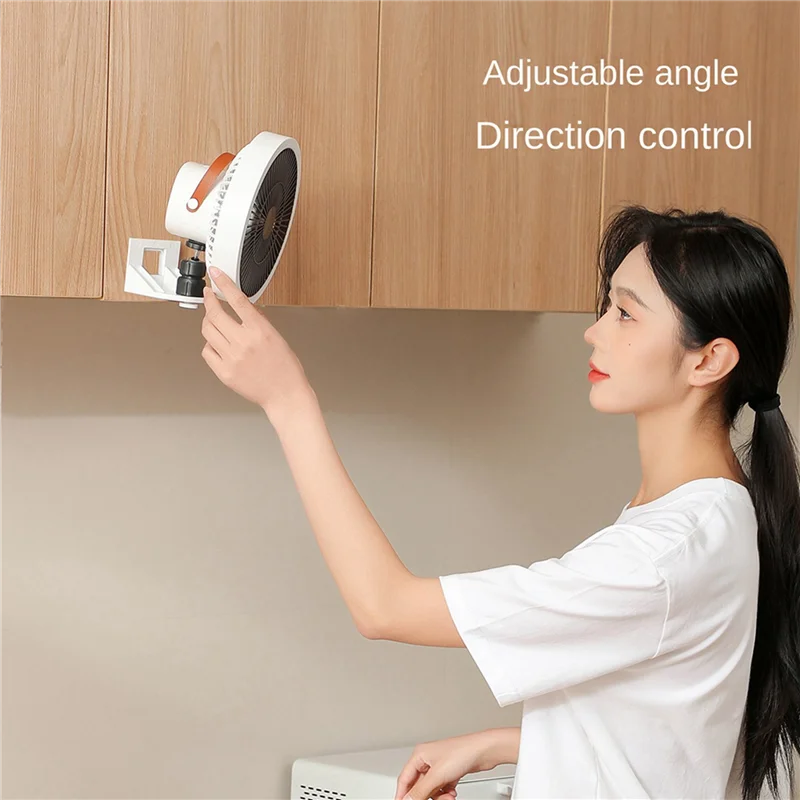 AT29-2X Household Wall-Mounted Small Fan Charging Multi-Functional Rechargeable Fan Portable Shaking Electric Fans