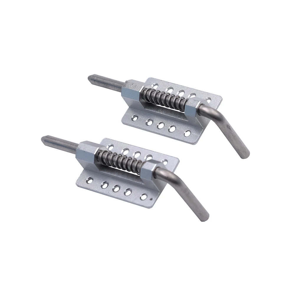 2PCS Fuselage Locker Aluminum Canopy Lock Latch Heavy Duty Spring Loaded FOR F3A UAV Fixed Wing RC Airplane Aircraft
