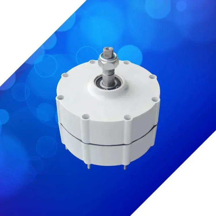 factory outlet Wind Power Three-Phase AC Brushless Small Permanent Magnetic Engine 400 W600w800w48v24v Can Be Used as Shaft