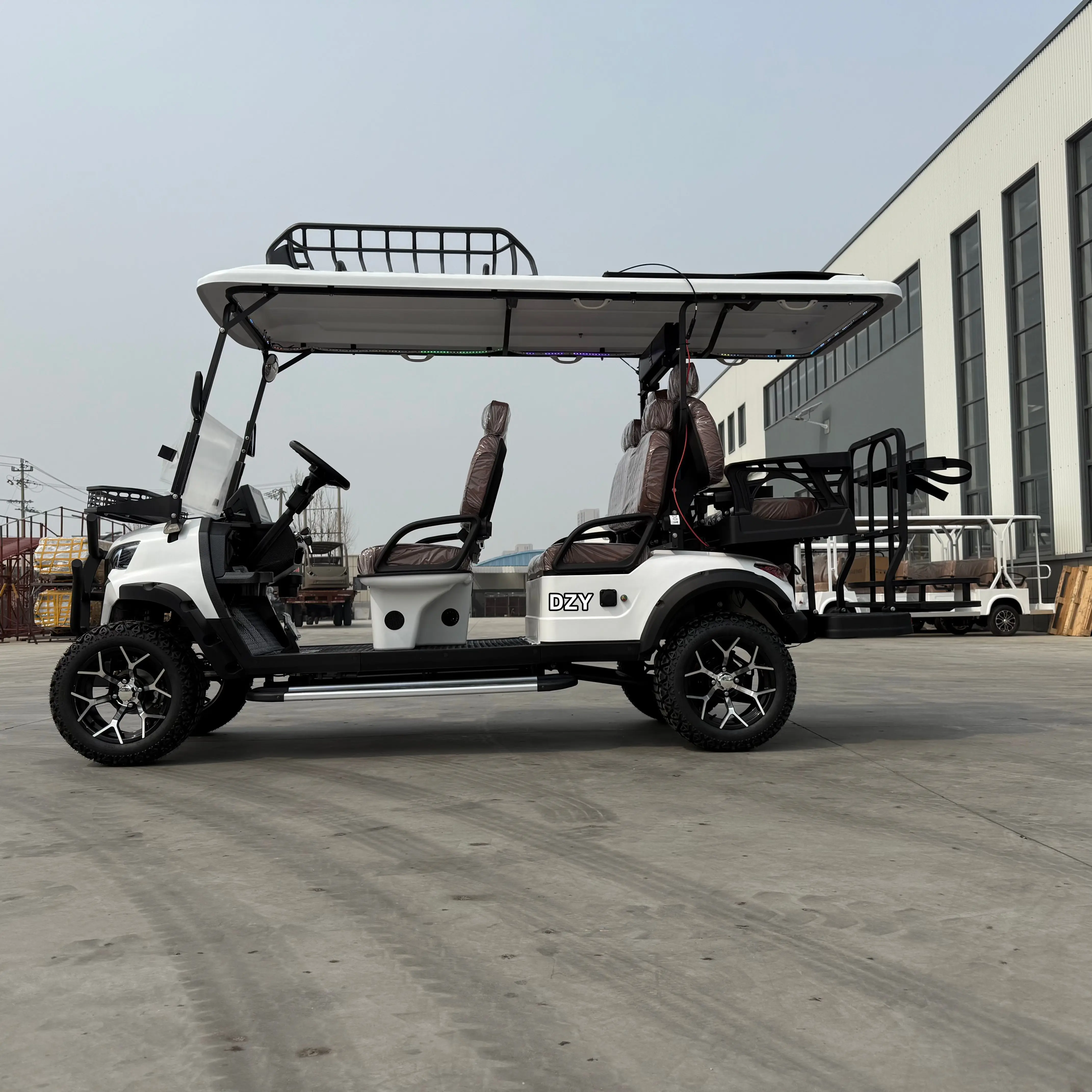 Customized 6 Seaters High Quality Electric Golf Classic Vintage Golf Cart Carts Auto Electric Vehicle Car Certified with CE