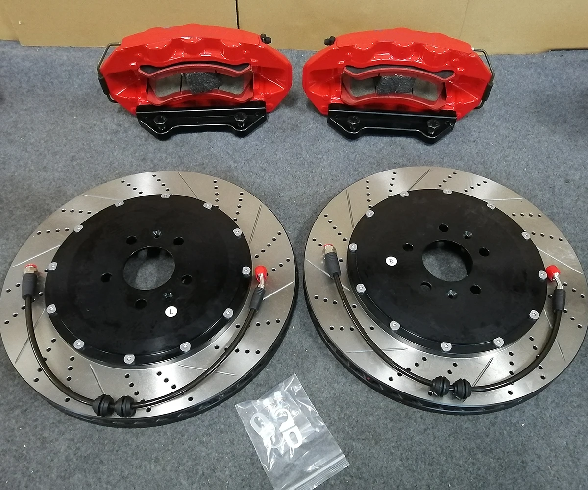 

ICOOH Caliper Big Brake Kit with 380mm Lightweight Brake Drilled Discs for 19 Inch Wheels, Suitable for Toyota, BMW, Honda