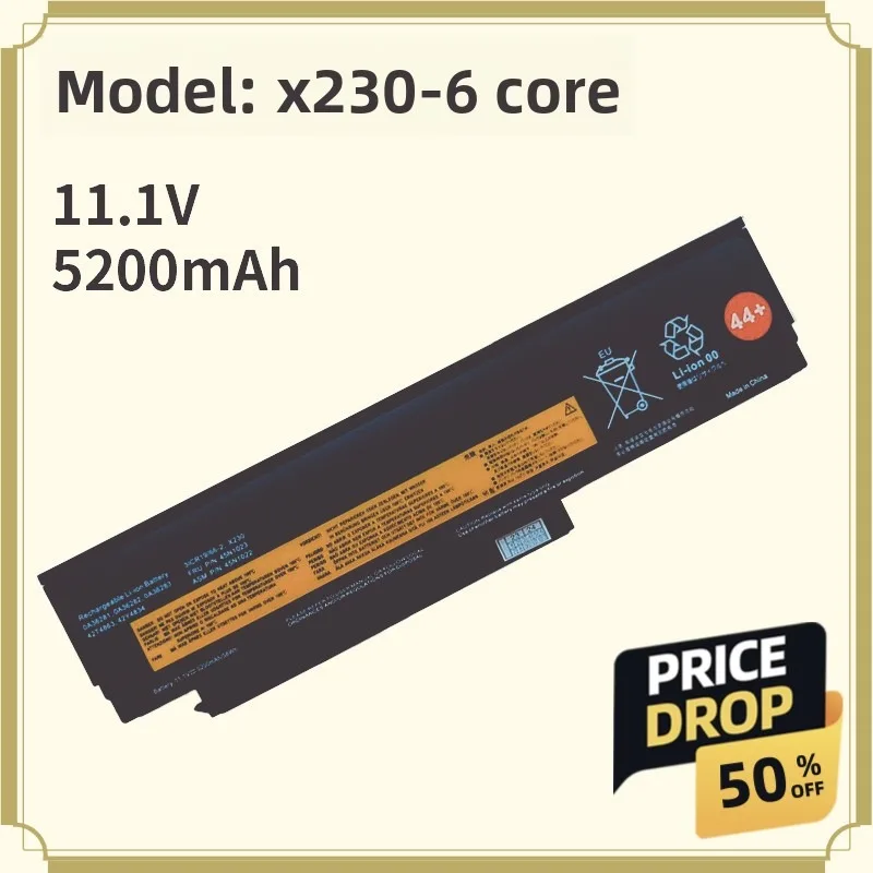 В наличии: Аккумулятор для ноутбуков Lenovo ThinkPad X230, X220i, X230i, X220s, X220 (45N1024)
