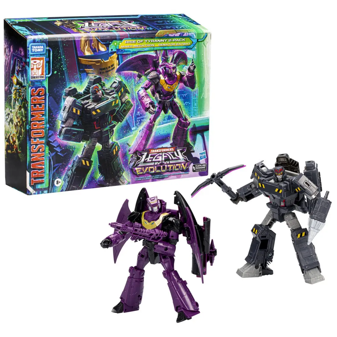 [w magazynie] Hasbro Transformers Legacy: Ewolucja Rise of Tyranny 2-pak zabawkowy model Anime prezent zbieraj darmowa wysyłka