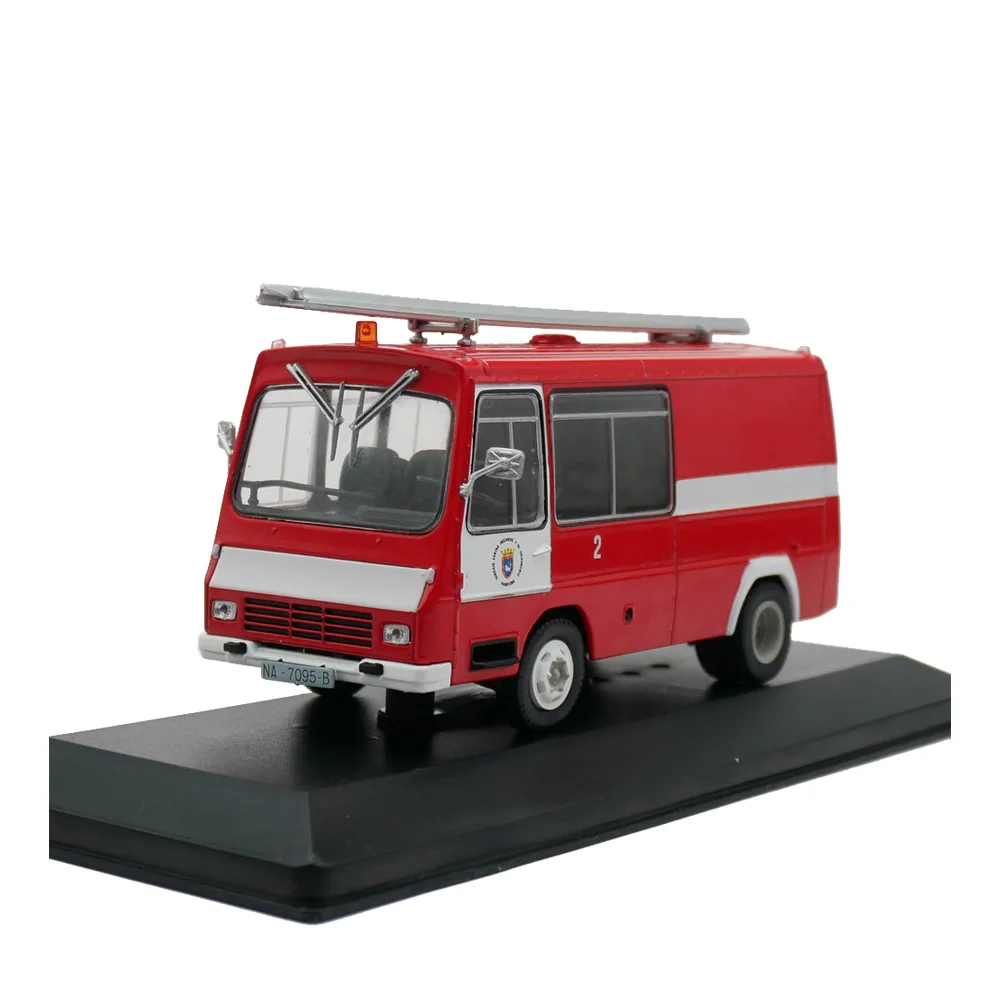 Diecast Ixo 1:43 escala Pegaso SAVA Cosmos 1973 Pegaso motor de bomberos coche en miniatura de aleación juguete coleccionable regalo recuerdo adorno de exhibición