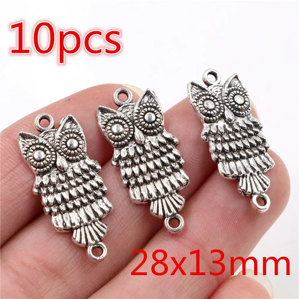 Fashion New Antique Silver Plated Bronze Bird Handmade Charms Pendant DIY Jewelry Findings for bracelet necklace