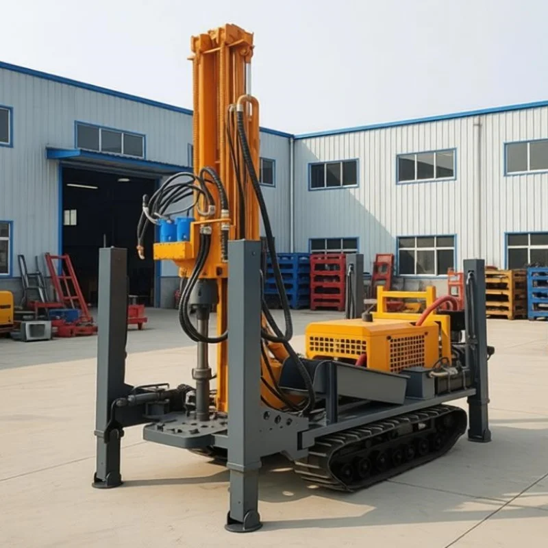 Customized 160M Pneumatic DTH Drilling Rig, Portable Diesel Precision Machine  Water Well Drilling Machine
