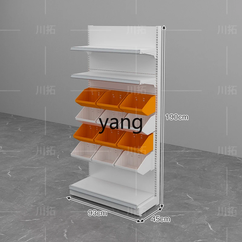 Lmm supermarket convenience store commissary loose food display rack multi-layer Nakajima shelf