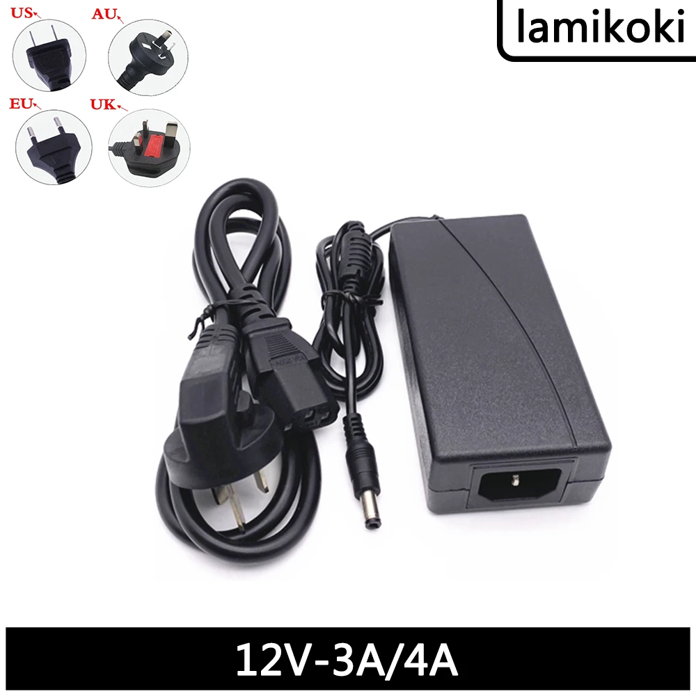 New Computer Power Adapter 12V 3A 12V 4A Using 19-inch 20-inch 22-inch 24-inch Display Monitor