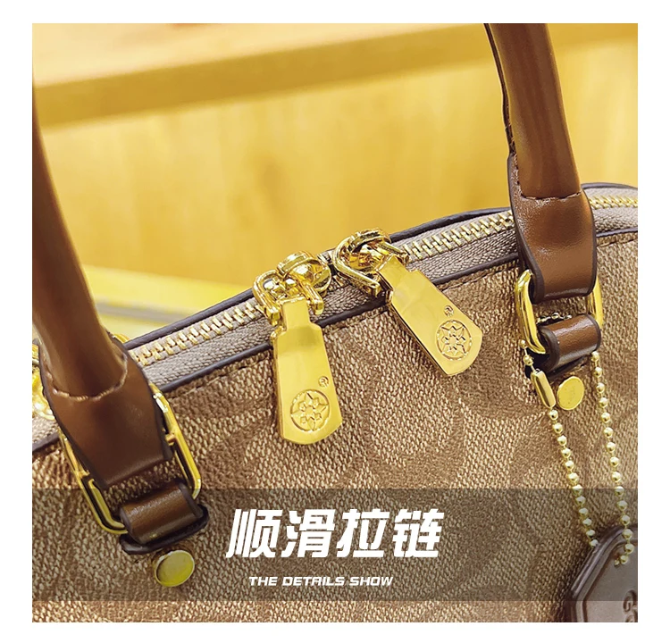 Elegante bolso bandolera de cuero para mujer, bolso de mano cruzado, bolso de diseño, bolso tipo tote, moderno y lujoso.