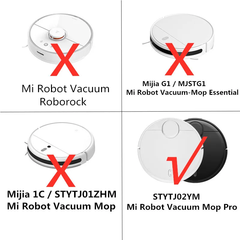 ل شاومي Mi روبوت فراغ ممسحة P تنظيف الروبوت ، لفة الرئيسية الجانب بروه فلتر الهواء ممسحة القماش ل ممسحة برو STYT02YM