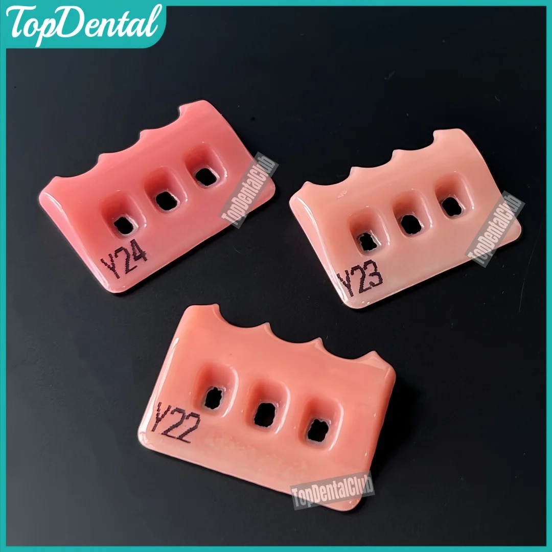 Gumy Gingival Color Dental Gumy Indicator Pink Shade Gingiva Shade Guide مشابه مع SHOFU ثلاثي الألوان PN7040 #4