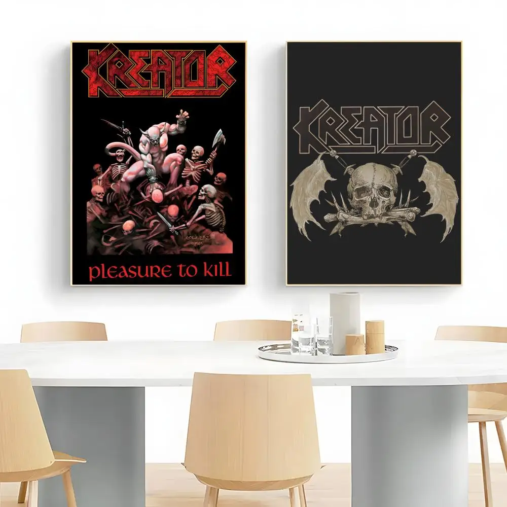 Fast Aggressive Metal Metal Band K-Kreator Poster Wall Art Print Poster Decorative Mural Home Decor Gift Unframed