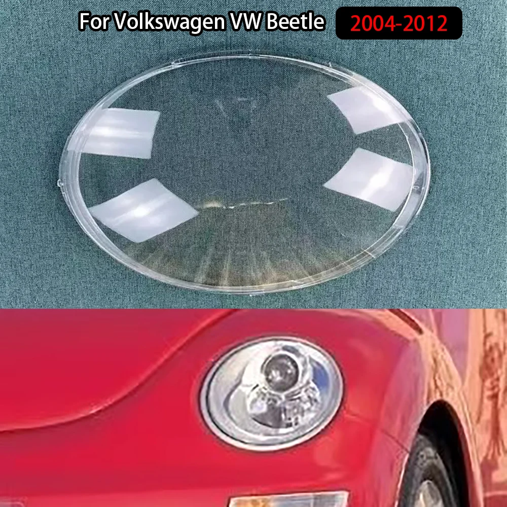 

Front Headlamp Cover Transparent Lampshade For Volkswagen VW Beetle 2004-2012 Headlight Shell Lamp Shade Plexiglass