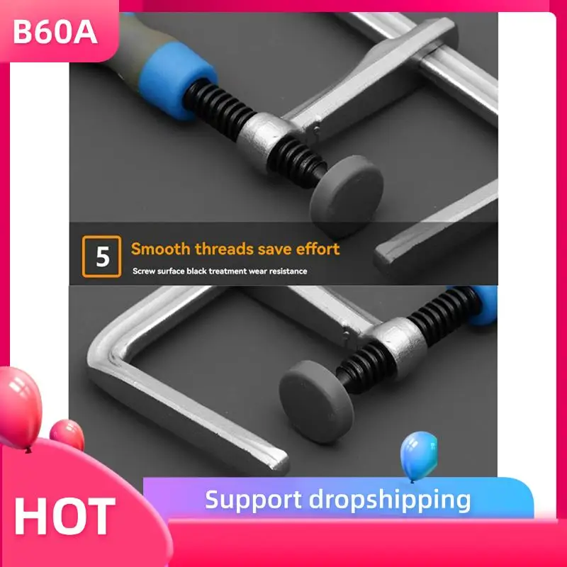 

B60A 160X60mm Woodworking Plastic Handle Dovetail Clamp Suitable For Rail Woodworking DIY Desktop Groove Fixing 4Pcs