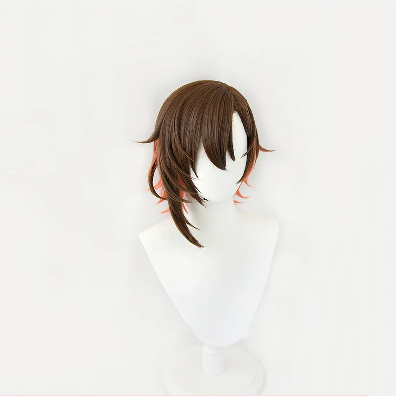 Yakumo Cosplay Wig Game Nu: Carnival Yakumo Short Gradient Heat Resistant Synthetic Men Fake Hair Halloween