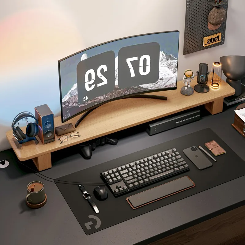 

Desktop desktop monitor, raised desk, storage display screen
