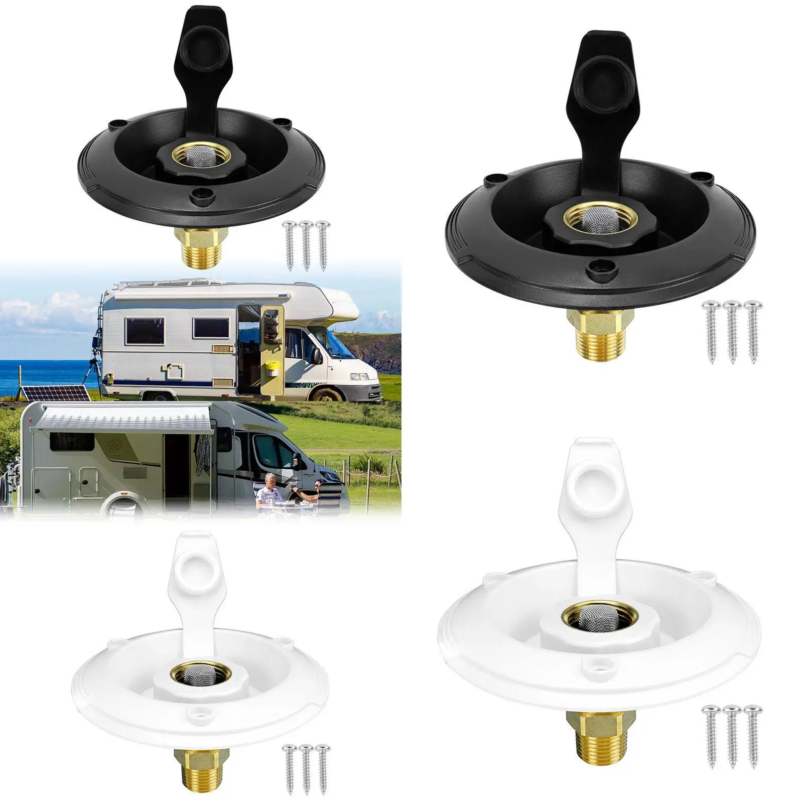 

Впуск воды для автофургона Впускное соединение для наполнения водой для автофургона для наполнения пресной воды