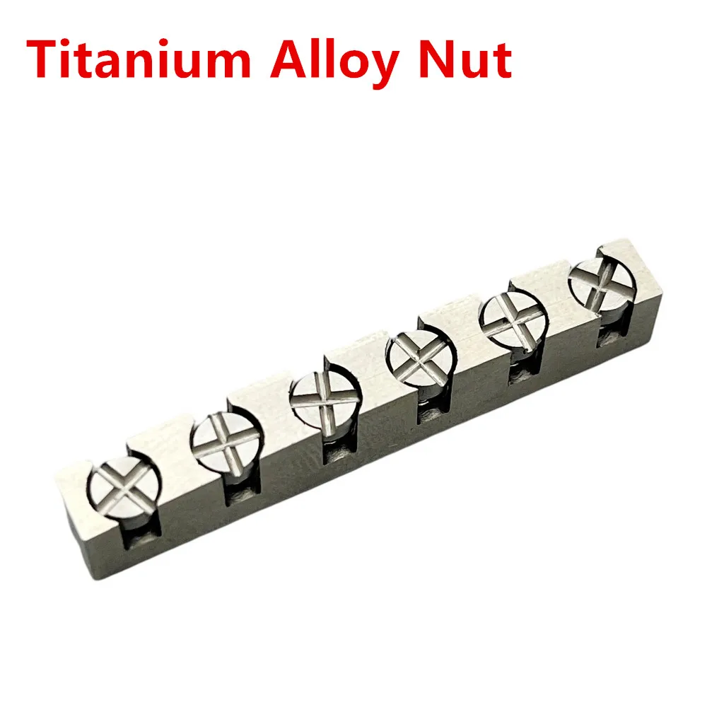 

【Made in Japan】 1 Piece Electric Guitar Titanium Alloy Height Adjustable Nut For ST TL Les Paul LP SG Style Guitar