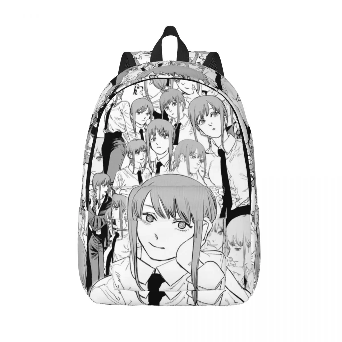 Mochila estudiante mochila motosierra hombre Denji Makima Power Hayakawa Aki Pochita Reze Anime Manga sangriento bolso de hombro universitario