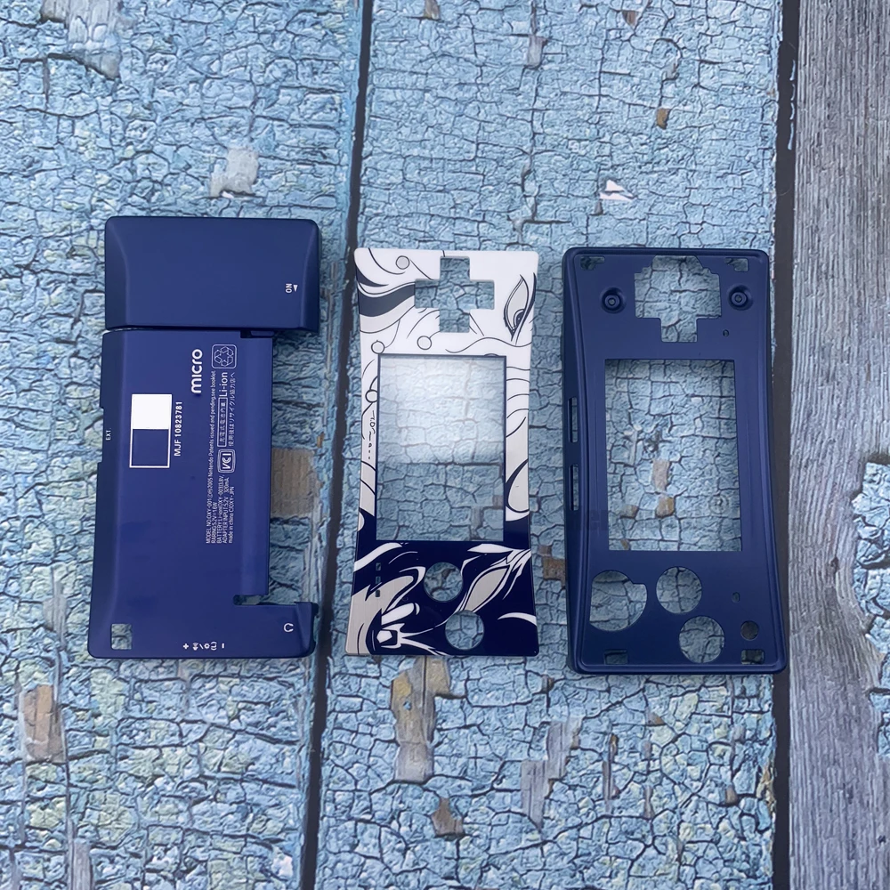 Cho GameBoy Micro Cho GBM Thay Thế Nhà Ở Vỏ Thay Thế Dán Mặt Lưng Cover